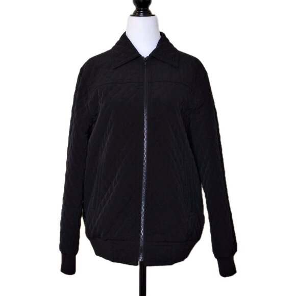 UTEX DESIGN QUITED BOMBER JACKET SIZE SP SMALL PETITE - Picture 1 of 7